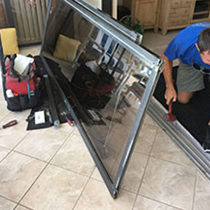 sliding glass door frame repair Seminole